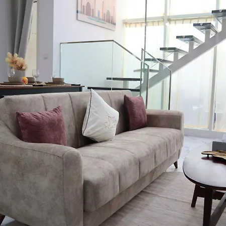 Aurora Your 2Br Duplex Transit Apartment In Masdar City Abu Dhabi Exterior photo