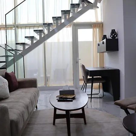 Aurora Your 2Br Duplex Transit Apartment In Masdar City Abu Dhabi Exterior photo